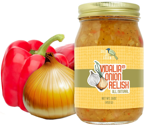 Green Jay Gourmet Relish - Vidalia Onion Relish & Spread - USA