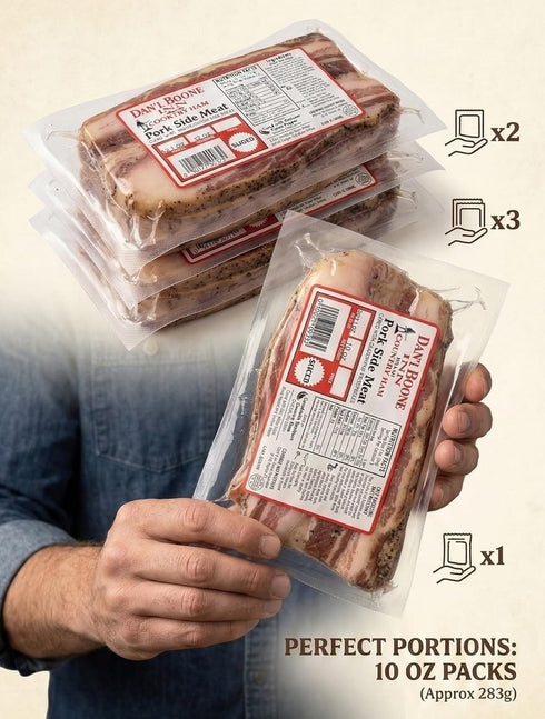 Generic Country Ham Selection Daniel Boone/Goodnight Brothers Multiple Cuts Available (Side meat)