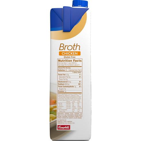 32 (Pack 6) Swanson Chicken Broth, Ounce