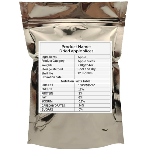 Generic 7.4oz/210g,Fruit Apple Slices, Dried Apples, Apple Chips, chips-No Sugar Added, Dried Fruit Snacks, Natural