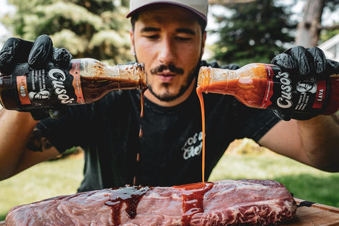 Cusos Mud BBQ Sauce - BBQ Sauce No Sugar for Grilling - Zero Calorie Sugar Free BBQ Sauces for Steak, Pork, Ribs