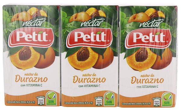 Petit Peaches Nectar with Vitamin C 3PK