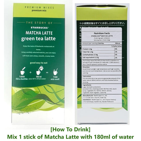 3pack set (4eax3pack) Star-bucks Matcha Latte Powder