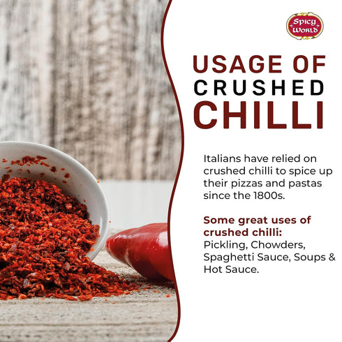 Spicy World 10 Pack Crushed Red Pepper Flakes Pound Bulk Value - Chili Flakes - by