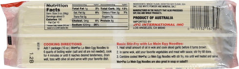 Wel-Pac 10 (Pack 6) Wel Pac Lo Mein Egg Noodles, Ounce