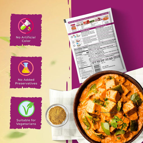 (Pack 3) 15 50g Packet Rasoi Magic Spice Mix for Amritsari Paneer Tikka of | Ready to cook | No Added Preservatives, No