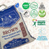 160 oz (10LB) Golden Crown Indian Brown Basmati Rice - | Tasty and Delicious, Flavorful Non Sticky Whole Grains |