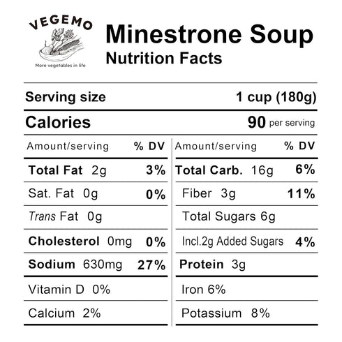 set 4 VEGEMO soup of (Tomato Minestrone)