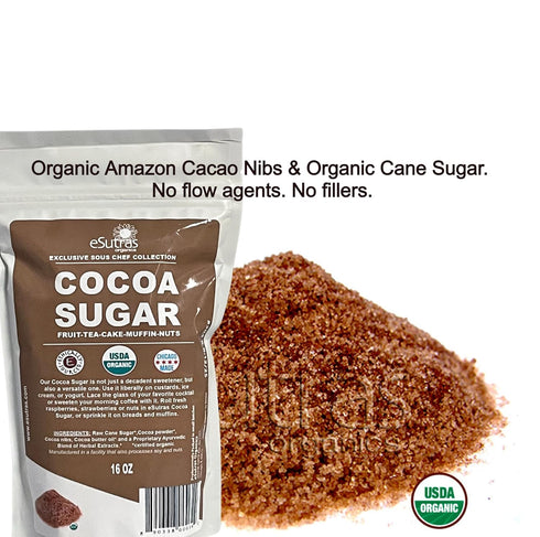 eSutras Organics 16 Sugar, Cocoa, Ounce
