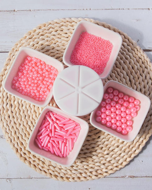CandyHaven Easter Sprinkles for Baking Edible Sugar Confetti, Nonpareils & Sugar Pearls - Easter Cake Decorations