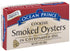 Ocean Prince Cocktail Smoked Oysters in Cottonseed Oil, 3-Ounce Cans (Pack of
