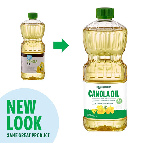 48 Oz Amazon Grocery, Canola Oil, Fl
