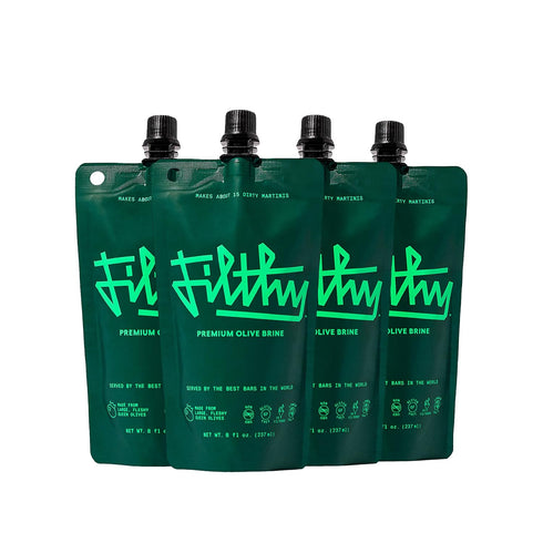 Filthy Olive Brine, Premium Cocktail Mixer, Filtered Olive Brine for Dirty Martinis,