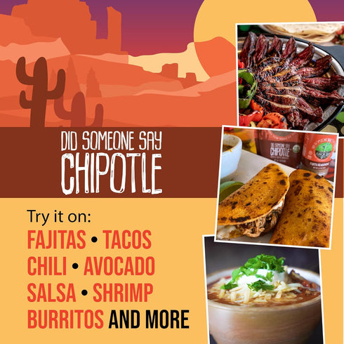 Flavor Seed Did Someone Say Chipotle Organic Fajita Seasoning & Taco Seasoning Mix, Carnivore & Keto Friendly, Great for Chili, Beef, Chicken, Seafood, Burrito & Enchilada, Spicy Keto Popcorn Seasoning, Gluten Free, No Sugar or Preservatives, 5oz Bag