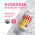 12 Pack (12oz oHy Hydrogen Sparkling Water Magnesium & Antioxidant Hydration, Zero Sugar, Zero Calories, Strawberry