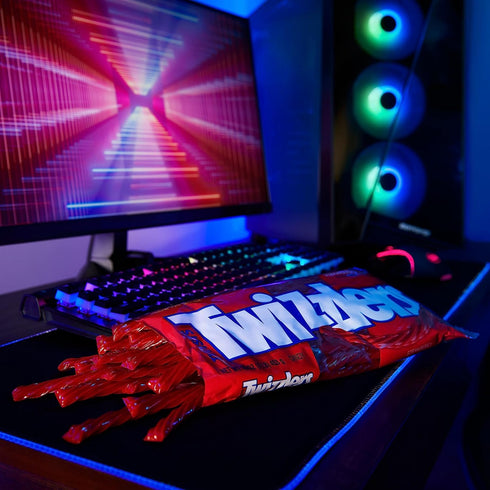 16 Oz Twizzlers Twists Strawberry Flavored Licorice Style, Chewy Candy Bag
