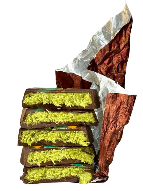 8.3 oz 235 Dubai Chocolate Bar. Velvet Pistachio Cream & Crispy Kataifi in Belgian Dark Chocolate | g