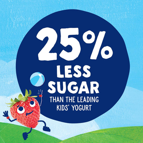 Stonyfield Organic 3.5 oz. 4 count (pack 1) Kids Strawberry Banana Lowfat Yogurt Pouches, Each, Includes Live Active