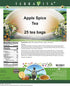Terravita (25 426911) 2 Pack Apple Spice Tea tea bags, ZIN: