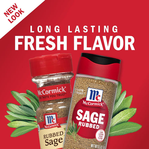 McCormick Rubbed Sage, 0.5 oz - Pack of 6