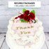 2 Count Global Sugar Art Premium Rose Sugar Cake Topper Flower Spray, Deep Red, by Chef Alan Tetreault