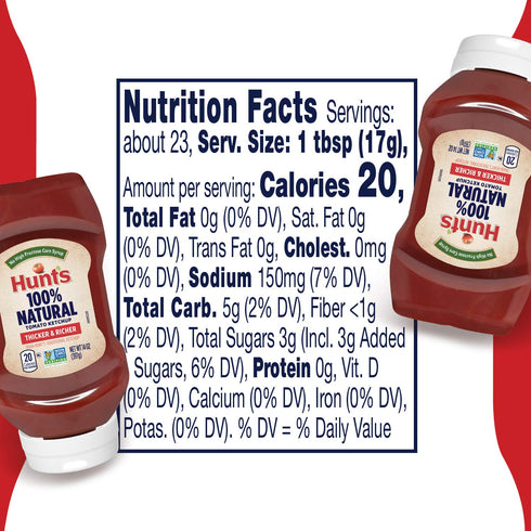 14-oz. (Pack 12) Hunts Best Ever Tomato Ketchup, Bottle
