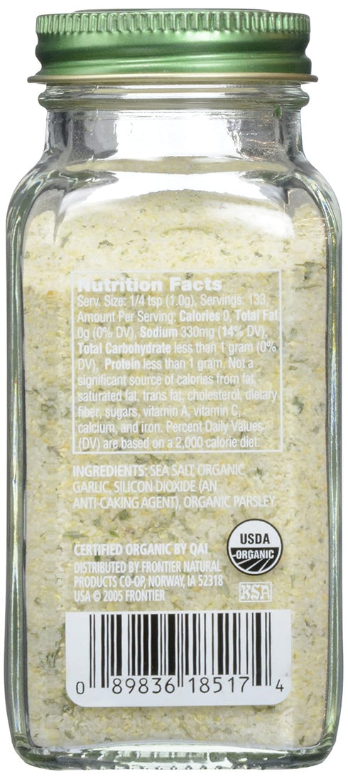 4.7 oz (Pack 2) Simply Organic Garlic Salt, Certified Organic |