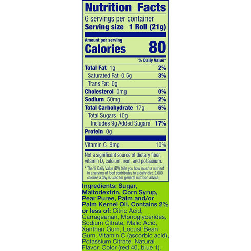 4.5 oz, 6 (Pack 8) Fruit by the Foot Fruit Flavored Snacks, Berry Tie-Dye, ct