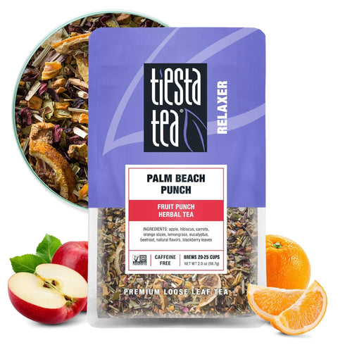 Tiesta Tea - Palm Beach Punch, Loose Leaf, Fruit Punch Herbal Tea,