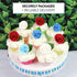 1.5 inches, 12 Count Global Sugar Art Premium Edible Roses, Red, Unwired, Medium by Chef Alan Tetreault
