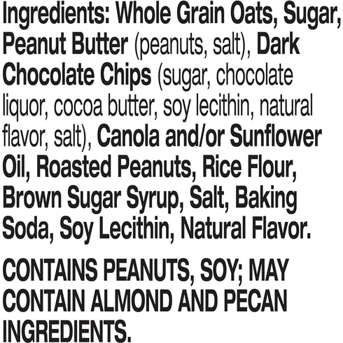 12 8.94 OZ (Pack 12) Nature Valley Crunchy Granola Bars, Peanut Butter Dark Chocolate, Bars