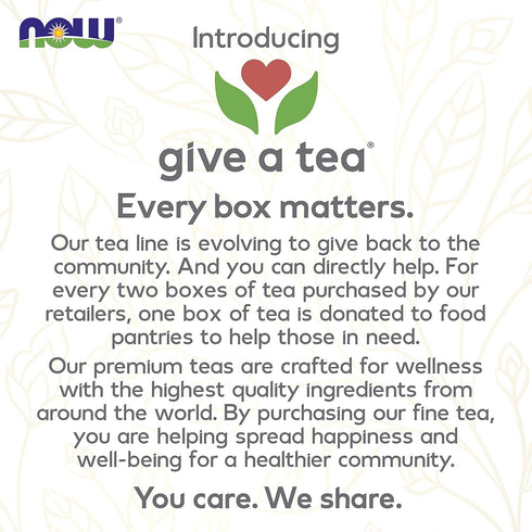24-Count NOW Foods, Pau D'Arco Tea, A Traditional Herbal Experience, Overall Wellness, Premium Unbleached Tea Bags