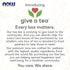 24 NOW Foods Give a Tea Better off Red Rooibos Tea with a Vanilla-Citrus Blush, Caffeine-Free, bags