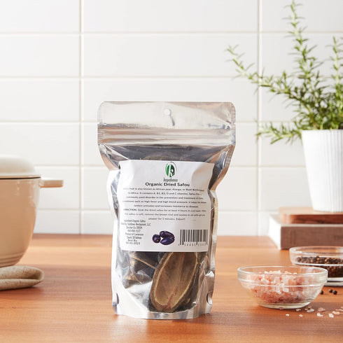 KOPABANA Organic Dried Safou, Safou, Atanga, Nsafu, African Bush pear, Prunes, Bush Butter, Dacryodes edulis, Butter