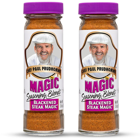 Chef Paul Magic Seasoning Blends Blackened Steak Magic | Bold Flavor for