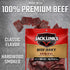 10g 80 100% 2.85 Oz. Jack Link's Beef Jerky, Original Jerky Bag Flavorful Meat Snack, Ready to Eat Protein Snack