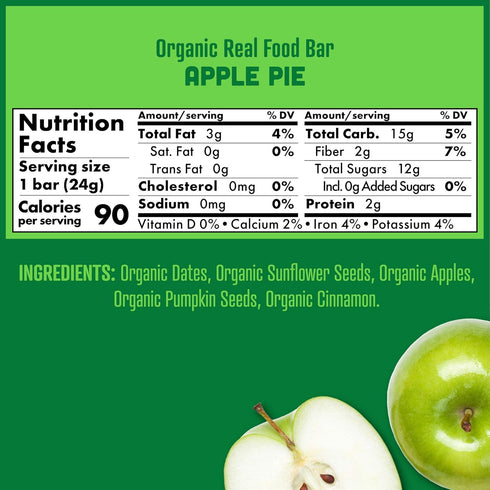 SKOUT Organic Apple Pie Kids Bars, 5.1 OZ