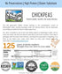 5 lbs Palouse Brand Certified Glyphosate Residue Free Chickpeas | Garbanzo Beans | | Family Farmed in Washington State
