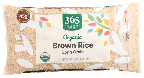 365 by Whole Foods Market, Organic Long Grain Brown Rice, 32 Ounce