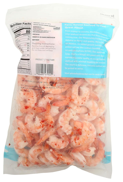 365 by Whole Foods Market 41-55 Count, 32 OZ Cooked Shrimp