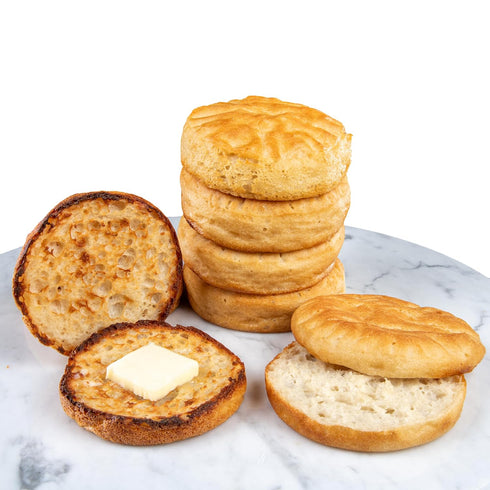 11oz (3pk) Katz Gluten Free English Muffins, Original, Free of Dairy, Eggs, Tree Nuts and Peanuts, Kosher