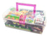 Tasty Kitchen 40 Japanese Snacks Dagashi Assorted Gift Box in Reusable Tote Box Pieces