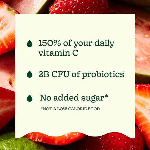 Immunity 12 oz Suja Organic Strawberry Guava Cold Pressed Juice Drink, fl Bottle