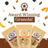 Pack 10 oz 3-Pack Maple Nut Kitchen Artisanal Variety Granola Bites - Lavender Blueberry, Tropical Orange, Maple Nut
