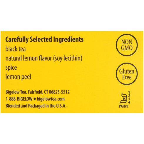 28 Count (Pack 1) Bigelow Lemon Lift Black Tea Bags of Lemon Flavored Black Tea Naturally & Artificially Flavored
