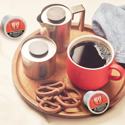 48 Count REVV No Surrender Keurig Single-Serve K-Cup Pods, Dark Roast Coffee