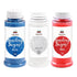 Sanding Sugar Patriotic Collection, Set of 3-Pack 7-Oz. Bottles (Blue, Red, and