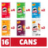 Pack (16 Pringles Potato Crisps Chips, Lunch Snacks, Variety Cans)