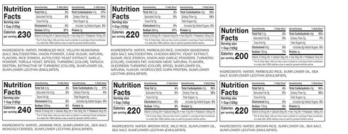 Narrow Path Sales Pack 6 6 Minute Rice Ready to Serve Cups Variety of Different Flavors: White Rice, Yellow Rice, Brown