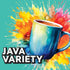 Pack, 2.0, 80 Count Java Factory Flavored Coffee Pods, Assorted Sampler, Variety Compatible with K Cup Brewers